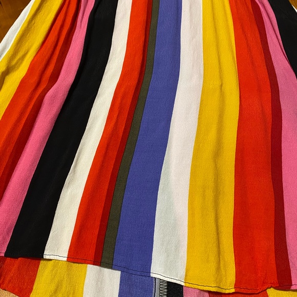 Express Rainbow Stripe Midi Slip Dress - Picture 6 of 6